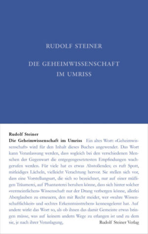 Die Geheimwissenschaft im Umriss	GA 013