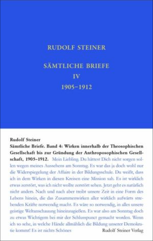 Sämtliche Briefe – Band 4 GA 038/4