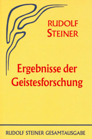 Ergebnisse der Geistesforschung	GA 062