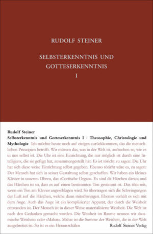 Selbsterkenntnis und Gotteserkenntnis I GA 090a