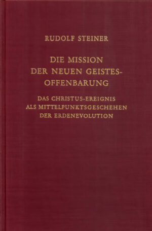 Die Mission der neuen Geistesoffenbarung	GA 127