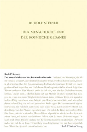 Der menschliche und der kosmische Gedanke	GA 151