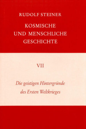 Die geistigen Hintergründe des Ersten Weltkrieges	GA 174b