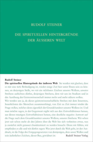 Die spirituellen Hintergründe der äußeren Welt	GA 177