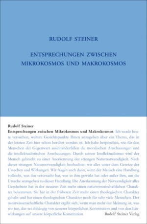 Entsprechungen zwischen Mikrokosmos und Makrokosmos	GA 201
