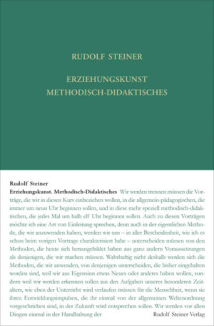Erziehungskunst. Methodisch-Didaktisches	GA 294