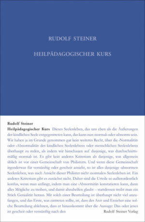 Heilpädagogischer Kurs GA 317