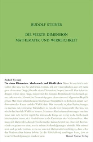 Die vierte Dimension	GA 324a