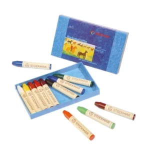 Stockmar wasstiftjes assortiment 12 kleuren in kartonnen etui