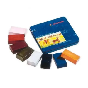 Stockmar waskrijt blokjes assortiment 8 aanvullende kleuren