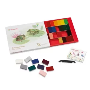Stockmar waskrijt blokjes assortiment 32 kleuren