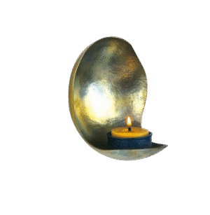 Wandlamp van koper